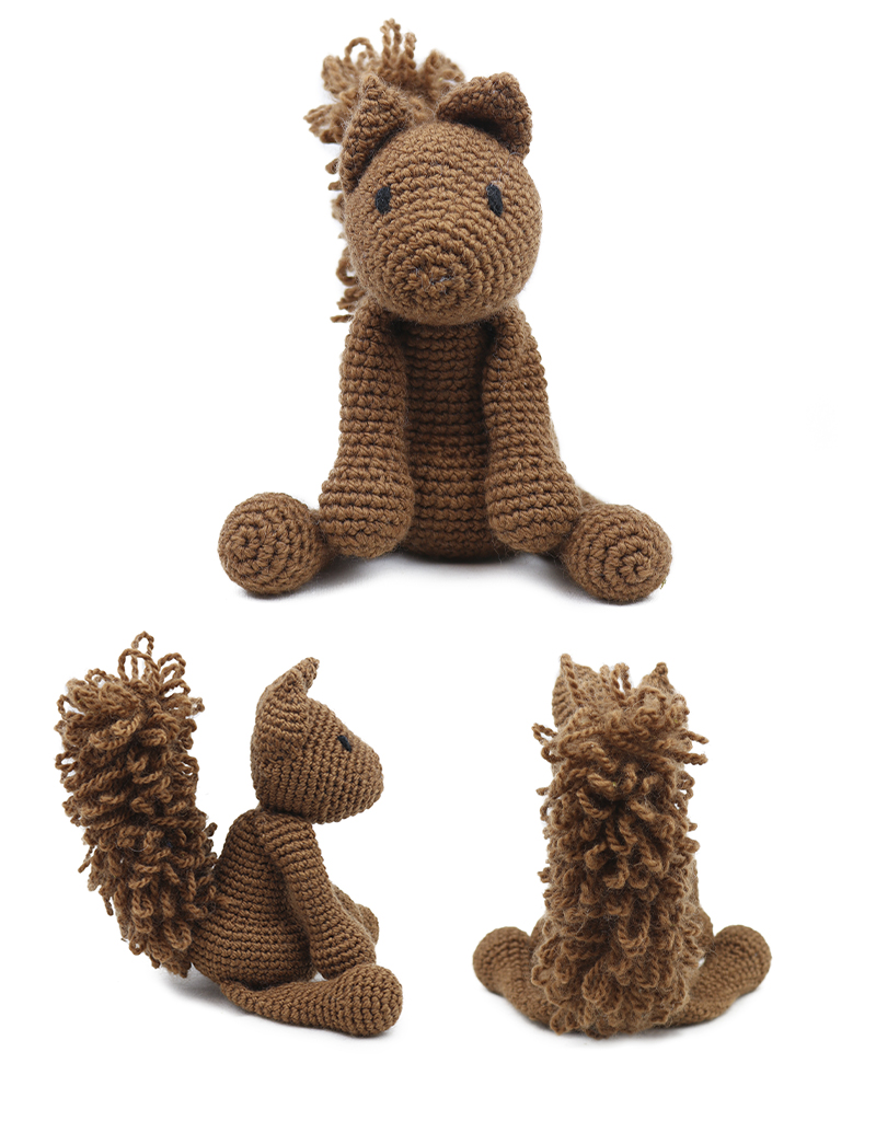 toft boris the red squirrel amigurumi crochet animal